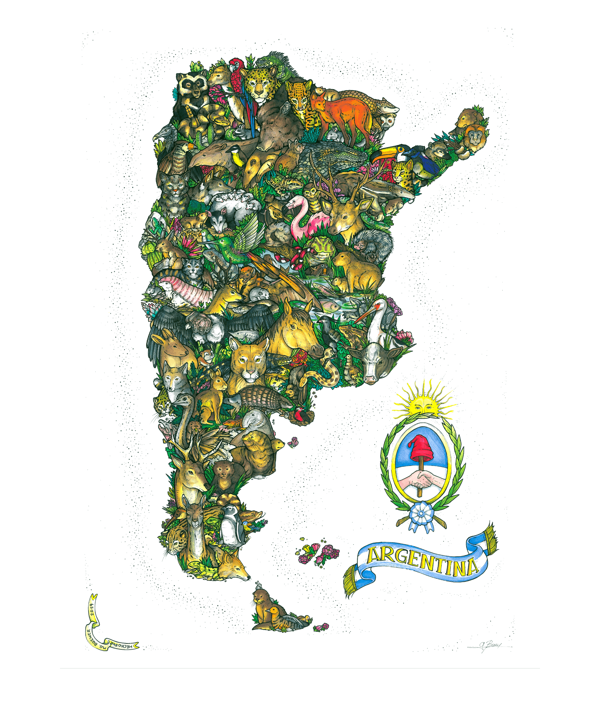 Argentina Animal Map